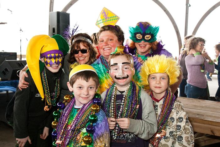 Tybee Island will break out the costumes and masks to celebrate Mardi Gras on Saturday.