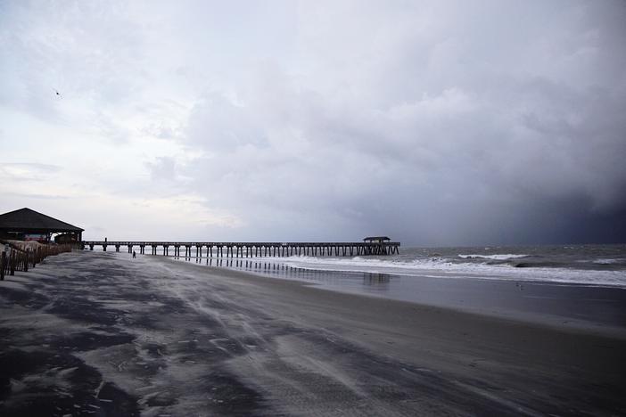 Forecasters expect serious issues to begin on Tybee Island with the 1 p.m. high tide Wednesday.