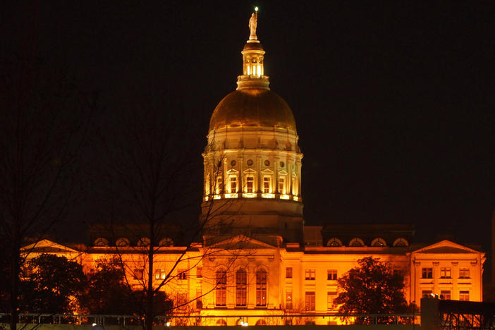 Georgia State Capitol in Atlanta, Georgia.
