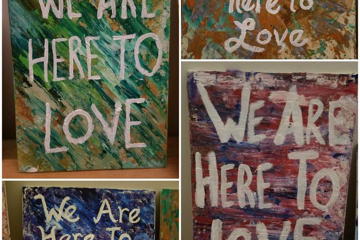Check out the latest art on display at Sulfur Studios, including these works by Joanne J Morton, during First Fridays in Starland