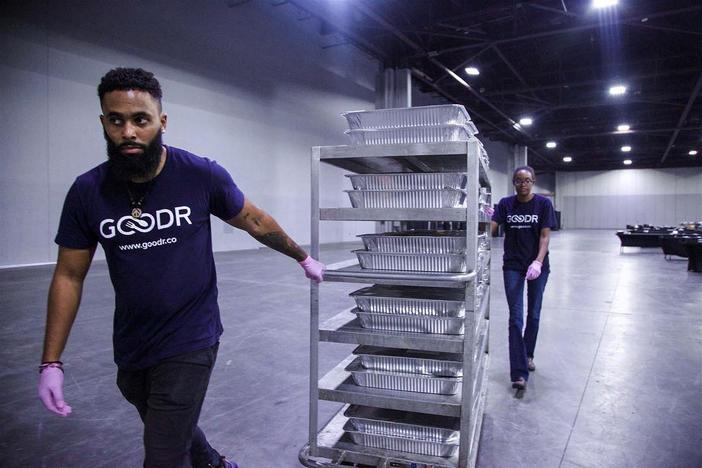 After Gov. Brian Kemp advised schools around the state to close for weeks due to COVID-19 concerns, nonprofits and Atlanta Public Schools collaborate to feed schoolchildren.