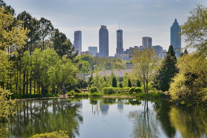 The expansion of Piedmont Park will add nearly three acres, from Piedmont Road to Monroe Drive.