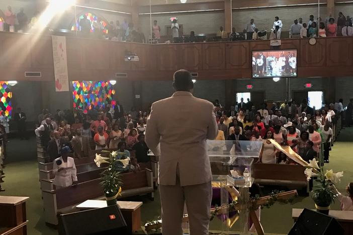 Greenforest Community Baptist Church in East Atlanta is preparing for a potential mass shooting by parterning with the Dekalb Police Department for active shooter training. The church is led by pastor Emory Berry Jr.