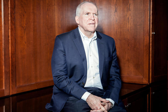 CIA Director John Brennan is testifying before the House Intelligence Committee on Tuesday.