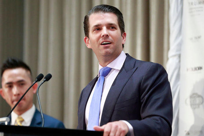 The president's eldest son, Donald Trump Jr., admitted Sunday in a statement that he met with a Russian lawyer in June 2016 who was said to have had information helpful to his father's campaign against Hillary Clinton.