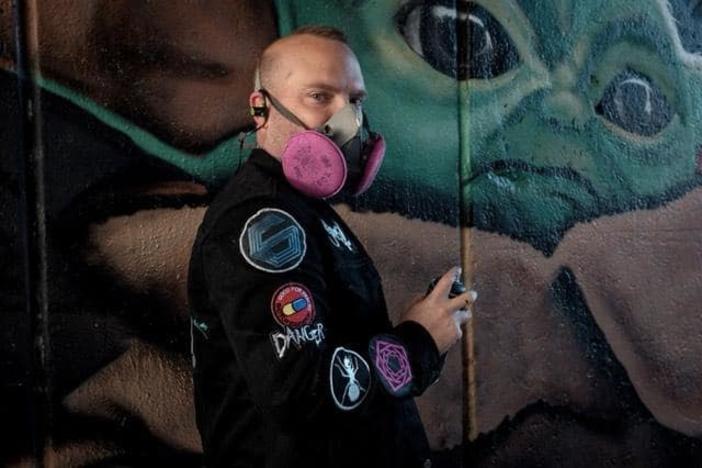 Even prior to his "Baby Yoda" mural on the Atlanta BeltLine, Chris Veal has been making commentary through his art and graffiti across Atlanta.