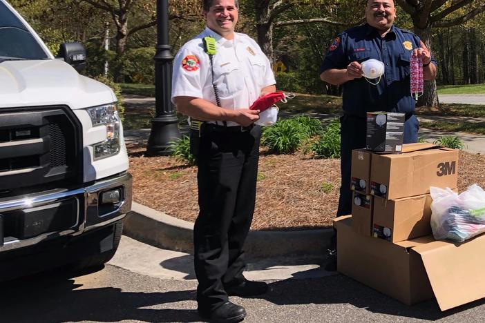 Dr. Jamie Miller's charity, Medical Masks for Georgia, has made it a mission to provide PPE to undersupplied medical facilities and public service workers across the state. 