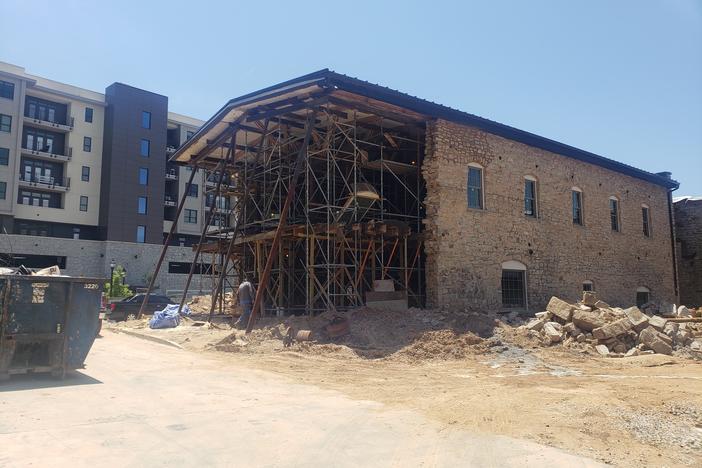 The coronavirus pandemic hasn't stopped reconstruction from beginning this month at the historic DuPre Excelsior Mill. 