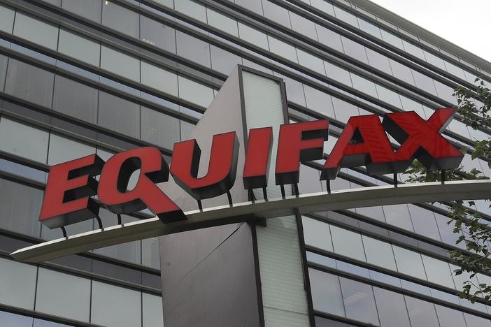 This Saturday, July 21, 2012, photo shows signage at the corporate headquarters of Equifax Inc. in Atlanta. 