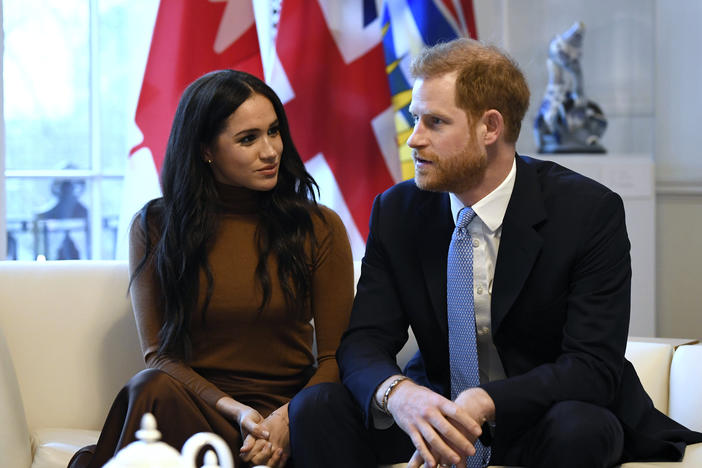 Prince Harry and wife Meghan Markle announced their plan to step back from "senior" royal duties on Jan. 8.