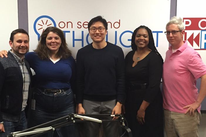 The Breakroom panel (l to r): Robbie Medwed, Celeste Headlee, HB Cho, Nicki Salcedo, and Stefan Turkheimer.