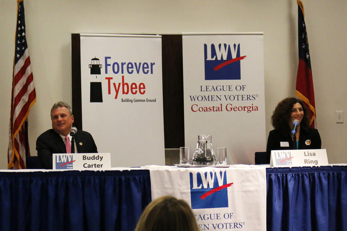 1st Congressional District candidates Buddy Carter and Lisa Ring