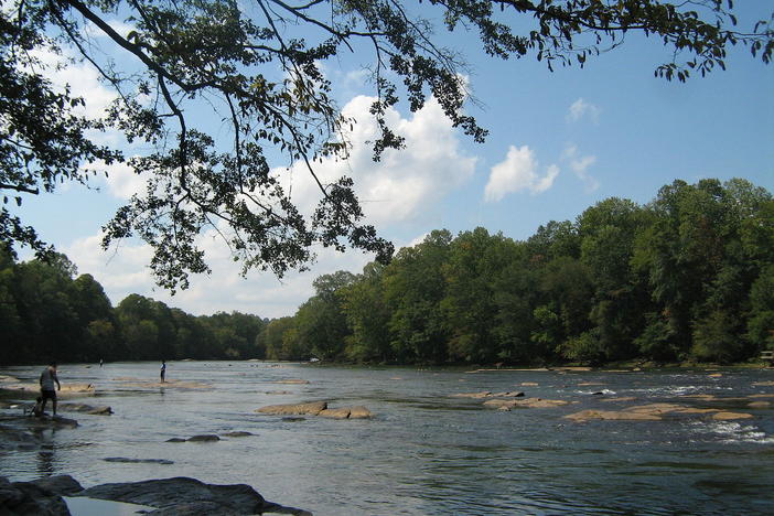 The Chattahoochee River is one of the waterways at the center of a water crisis in the Southeast.