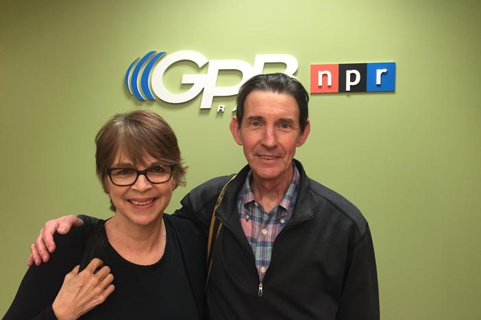 Filmmaker Cristina Cassidy  and cellist Chris Rex.
