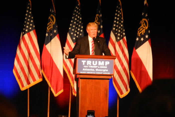Donald Trump at the Fox Theatre on June 16, 2016.