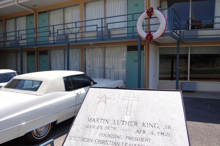The exterior of the Lorraine Motel where Martin Luther King Jr. was fatally shot on April 4, 1968. 