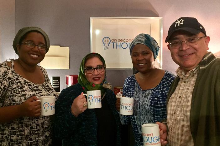 Breakroom guests Amber Scott (left), Soumaya Khalifa, Tanya Washington and HÃ©ctor FernÃ¡ndez joined On Second Thought Friday, April 6.