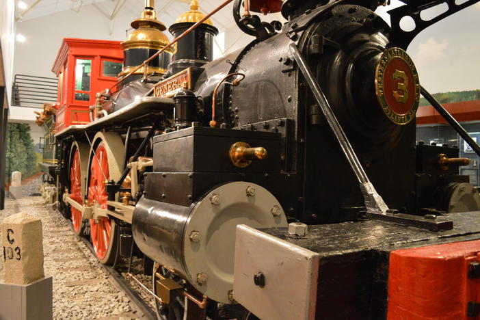 The locomotive used during the 1862 train robbery carried out by supporters of the Union. The theft was meant to cripple the Confederacy by damaging the Western and Atlantic Railroad linking Atlanta with Chattanooga.