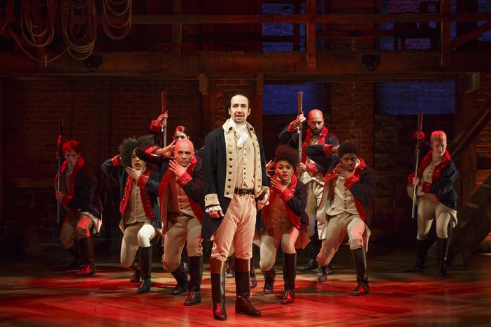 The cast of "Hamilton."