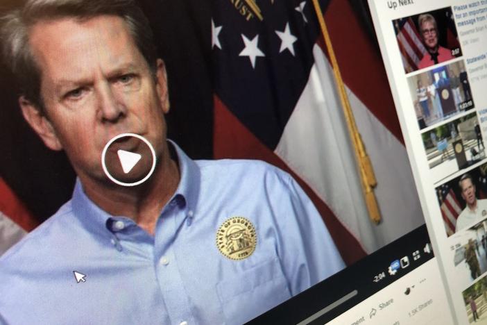 On Thursday, Gov. Brian Kemp appeared in a video to announce his plan for coronavirus-related restrictions moving forward.