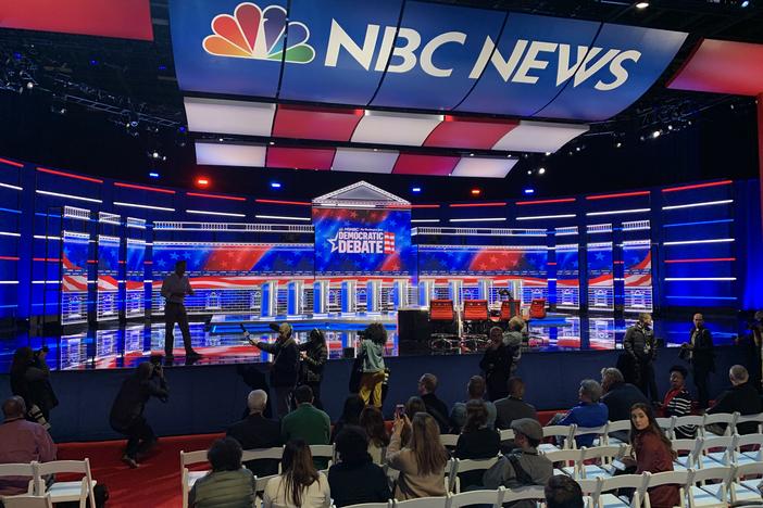 Ten Democratic presidential candidates will debate at Tyler Perry Studios in Atlanta Wednesday.