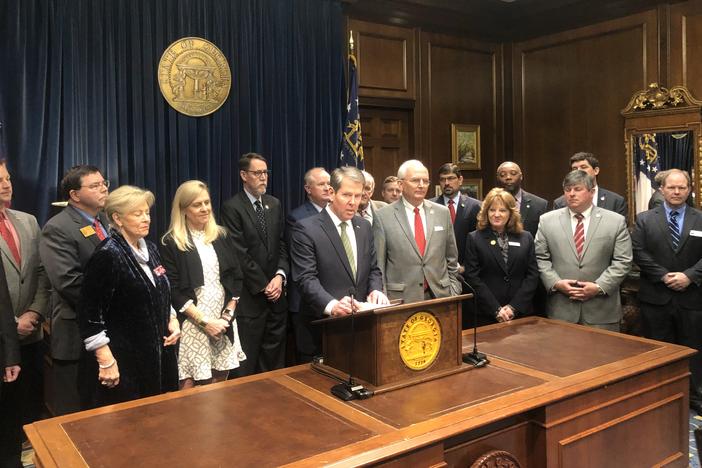 Gov. Brian Kemp on Wednesday outlined preparations being made in and by the state of Georgia.