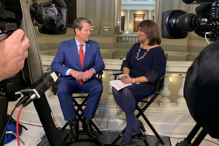 Gov. Brian Kemp discusses the Georgia film tax credit on GPB Lawmakers show with host Donna Lowry.