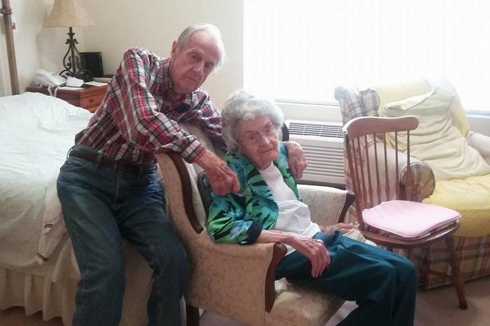 J.B. and Lynette Tuttle, who have been married for more than 70 years, live at the Summer Breeze Senior Living center in Savannah.