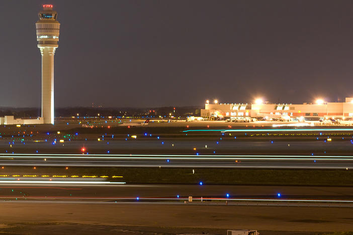 Atlanta's Hartsfield-Jackson International Airport at night. Atlanta Mayor Kasim Reed says big changes are coming.
