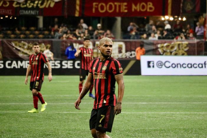 Atlanta United striker Josef Martinez will miss at least one game with a knee and ankle injury. 
