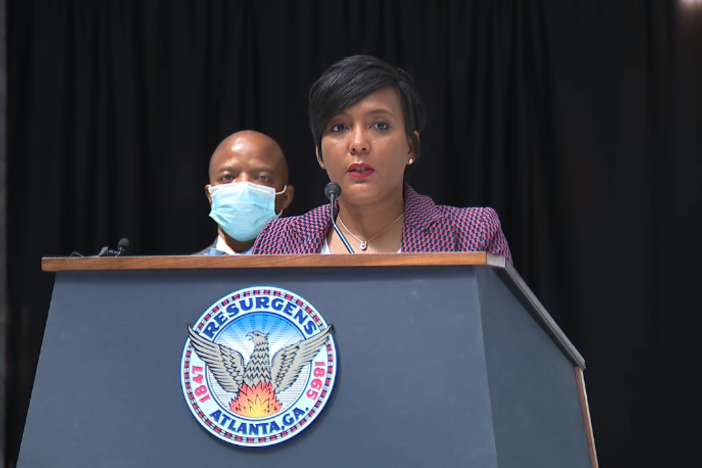 Mayor Keisha Lance Bottoms announced an array of new police reforms at a Monday news conference.