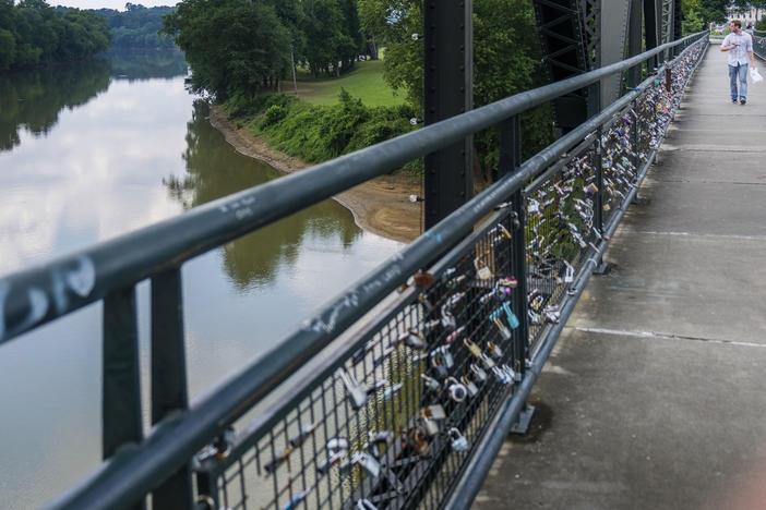 A popular greenway crosses the spot where the Oostanaula River and the Etowah River come together to make the Coosa River in Rome. Local concerns over water quality, sometimes very local, led to Georgia's first fracking rules. 