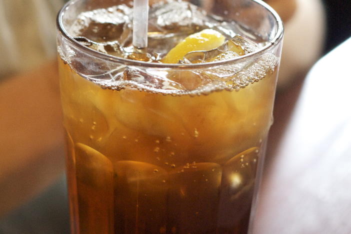A glass of Southern sweet tea