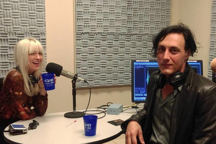 Blake Olmstead and Peter Mavrogeorgis of Twisty Cats, a band based in Savannah.