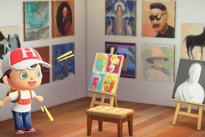 The High Museum added some of it's paintings to the video game, "Animal Crossing: New Horizon" to engage kids. The museum reopened on June 8, 2020.