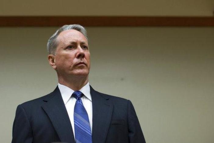 Robert "Chip" Olsen, who fatally shot an unarmed, naked man, was found not guilty of murder Monday but was convicted of aggravated assault and other charges that could send him to prison for more than 30 years.