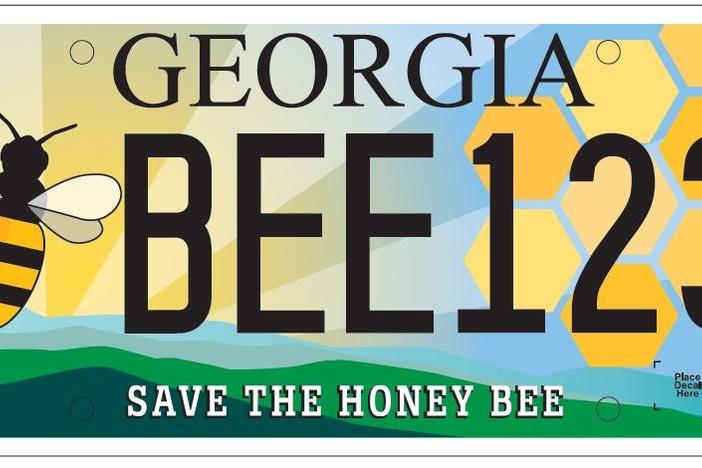Georgia's Bee Association is attempting to raise money to save bees by selling a new license plate.