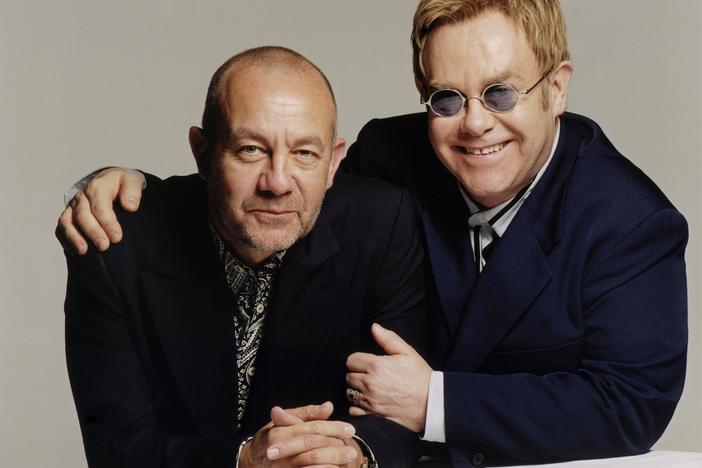 Bernie Taupin and Sir Elton John are both on their way to Atlanta. John, for his 'Farewell Yellow Brick Road' tour, and Taupin for an exhibition of his visual art, called 'Lost & Found,' currently on view at the Bill Lowe Gallery in Atlanta.