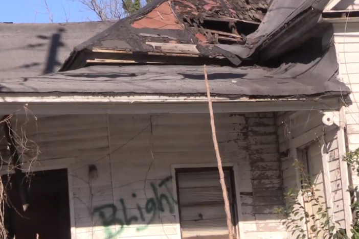 Blight can be seen throughout Macon-Bibb County, where nearly 4,000 properties are vacant or abandoned.