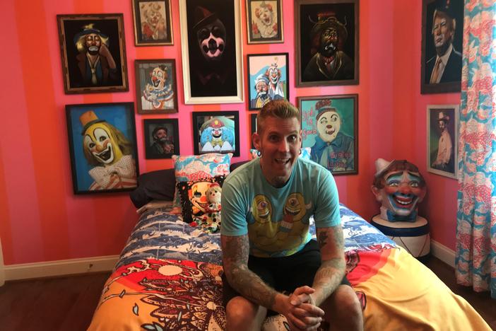 Mastodon drummer and vocalist Brann Dailor at his home in Atlanta.