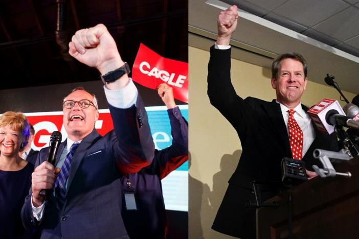 Lt. Gov. Casey Cagle and Secretary of State Brian Kemp face off in the GOP runoff for governor on Tuesday, July 24, 2018.