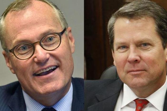 Lt. Gov. Casey Cagle (left) and Secretary of State Brian Kemp traded jabs ahead of the July 24 runoff.