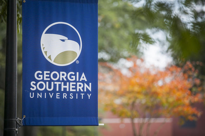 Some Georgia Southern University students burned the book of after its author spoke on the school's Statesboro campus.