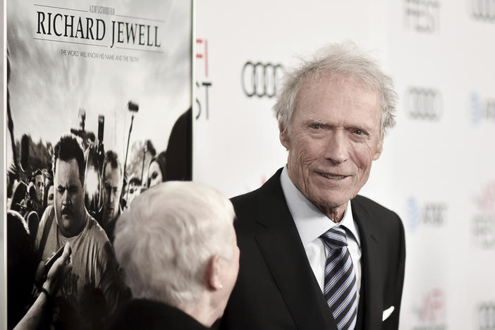 Clint Eastwood at the 2019 AFI Fest in Los Angeles.  For his film "Richard Jewell," Eastwood takes aim at the media and federal investigators for a rush to judgment after the 1996 Atlanta Olympics bombing.