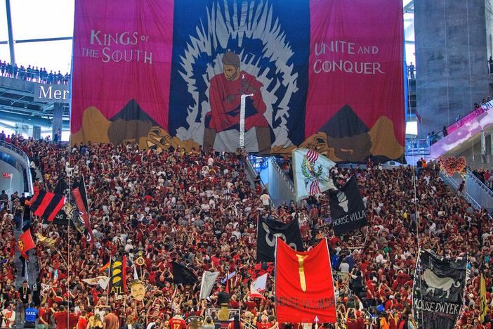 The crowd at Saturday's Atlanta United FC game exceeded that of games played that day at the World Cup.