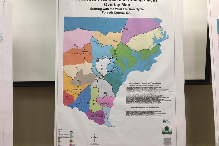 Forsyth County voters will have four new precincts and five new polling places starting with the 2020 election cycle.