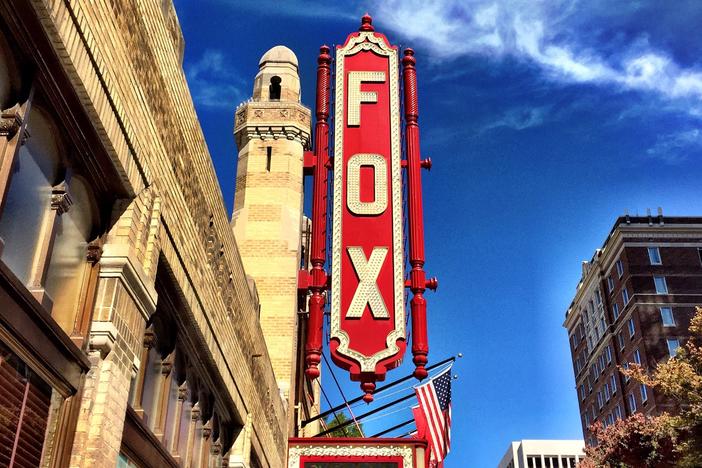 The entrance to the Fox Theatre in Atlanta