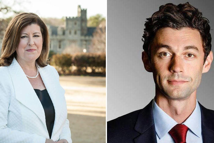 Karen Handel and Jon Ossoff