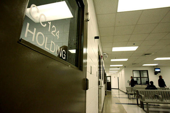 The interior of the Gwinnett County Detention Center.