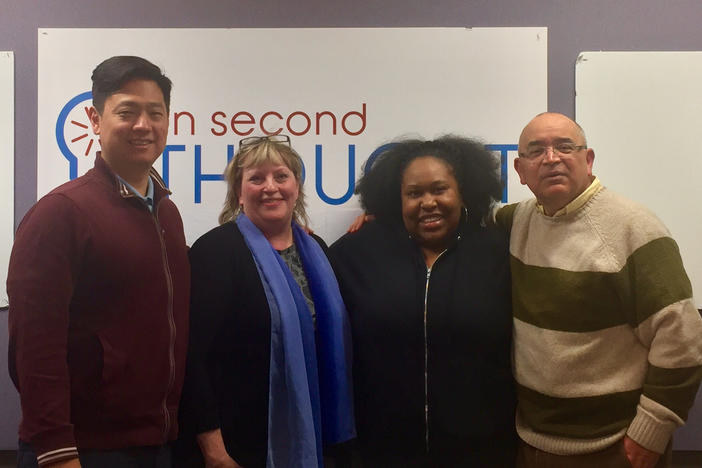 Our Breakroom: Ed Sohn, Kathy Lohr, Kalena Boller, and Hector Fernandez